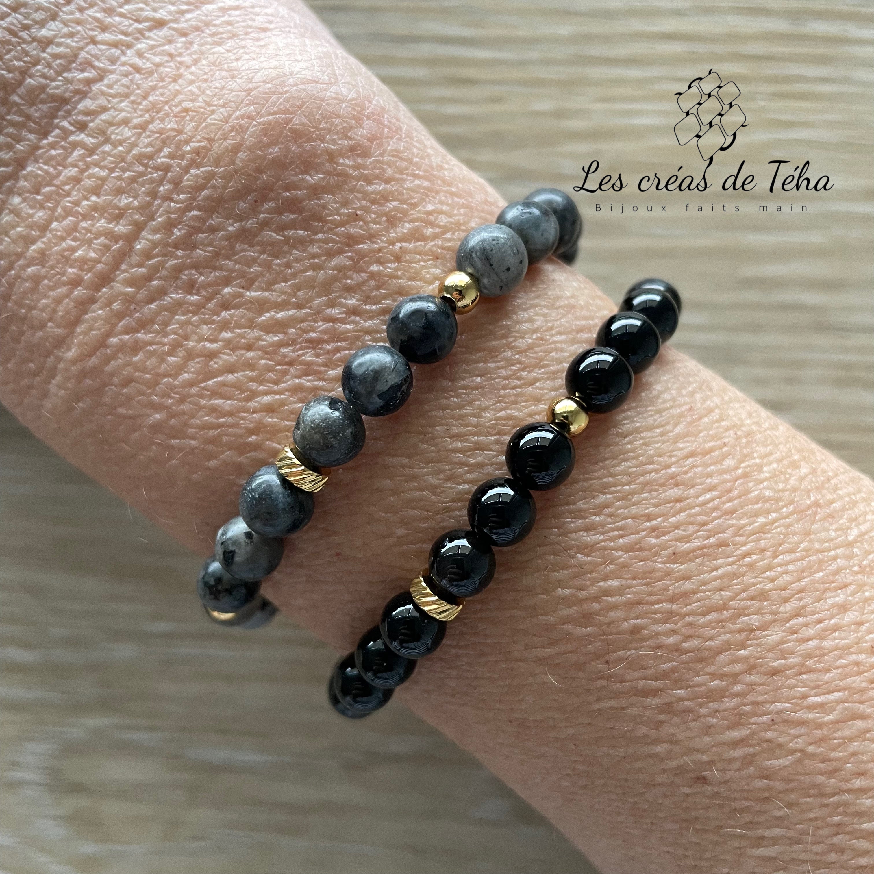 Bracelet en pierres naturelles modèle Aura