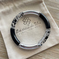Bracelet élastique tendance perles incurvées modèle Ata
