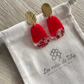 Boucles d’oreilles en  acier inoxydable modèle Māpura