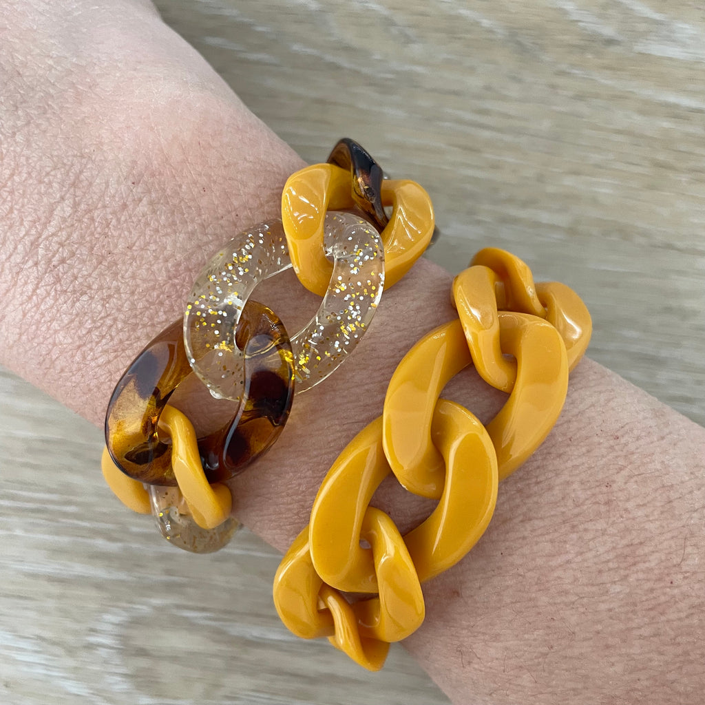 Bracelet tendance grosses mailles modèle Ohéa
