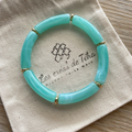 Bracelet élastique tendance perles incurvées modèle Ata