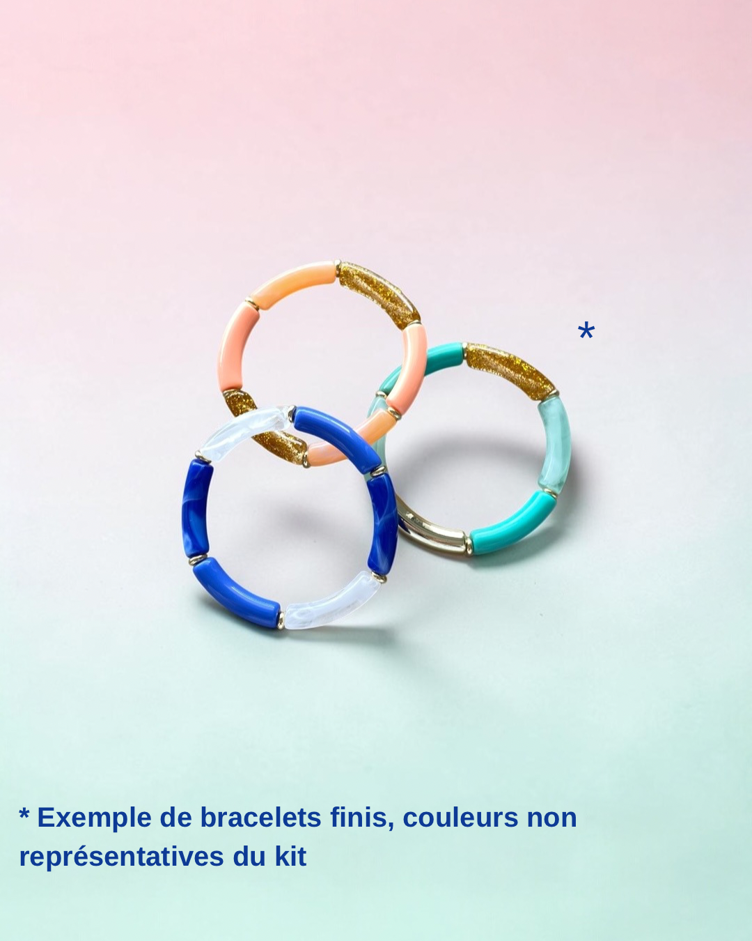 Kit DIY de bracelets élastiques modèle Ata