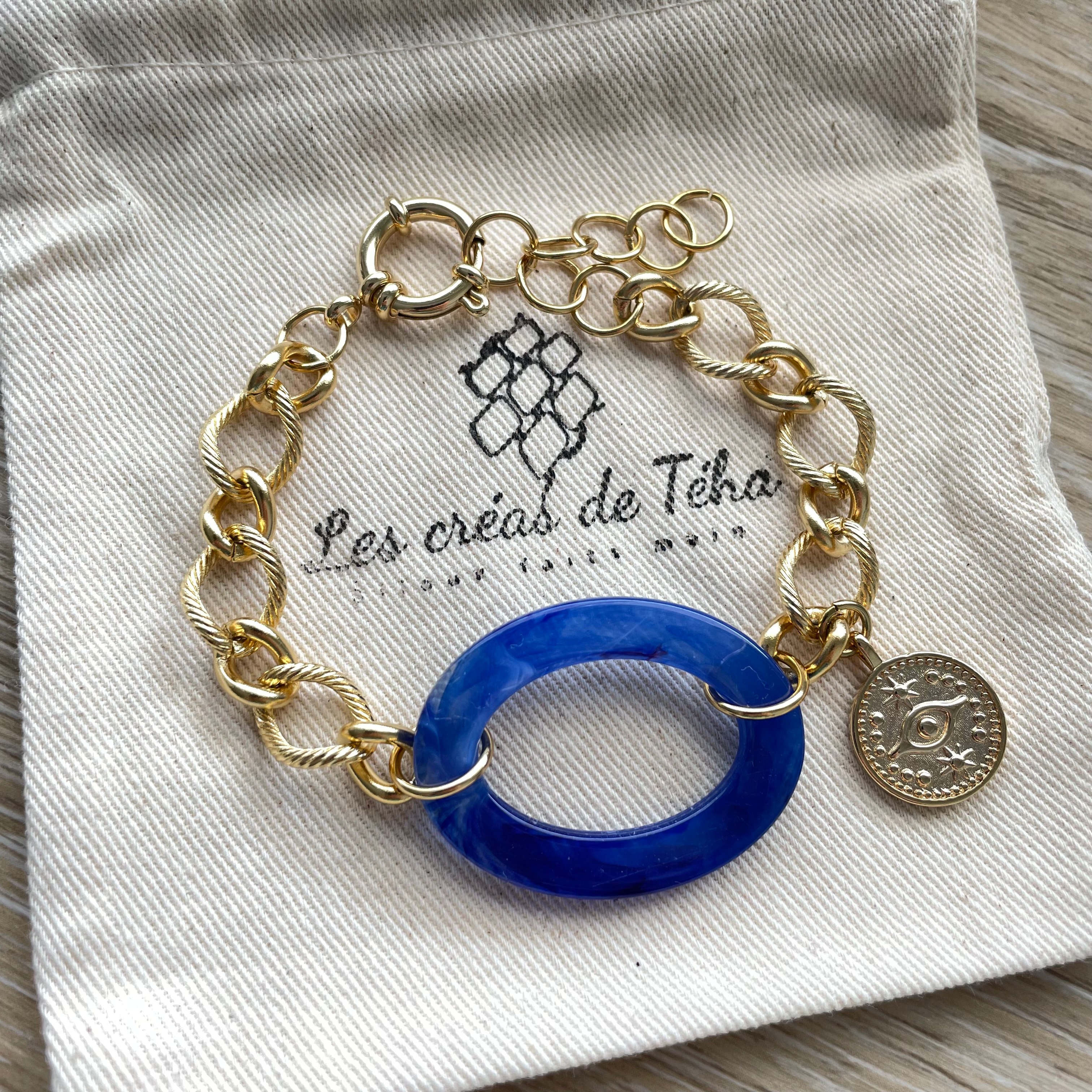 Bracelet tendance acier inoxydable modèle Āuri