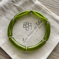 Bracelet élastique tendance perles incurvées modèle Ata