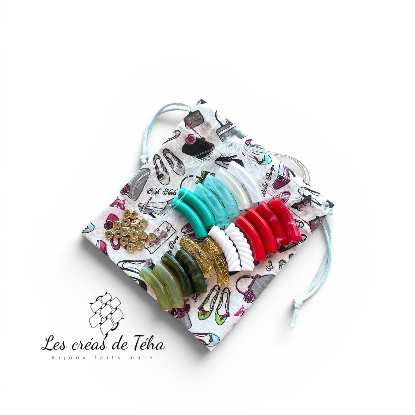 Kit DIY de bracelets élastiques modèle Ata