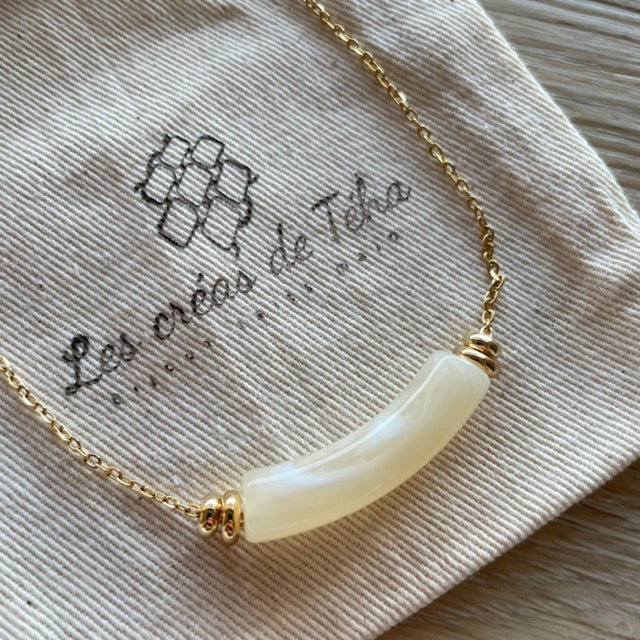 Collier en acier inoxydable modèle Ata