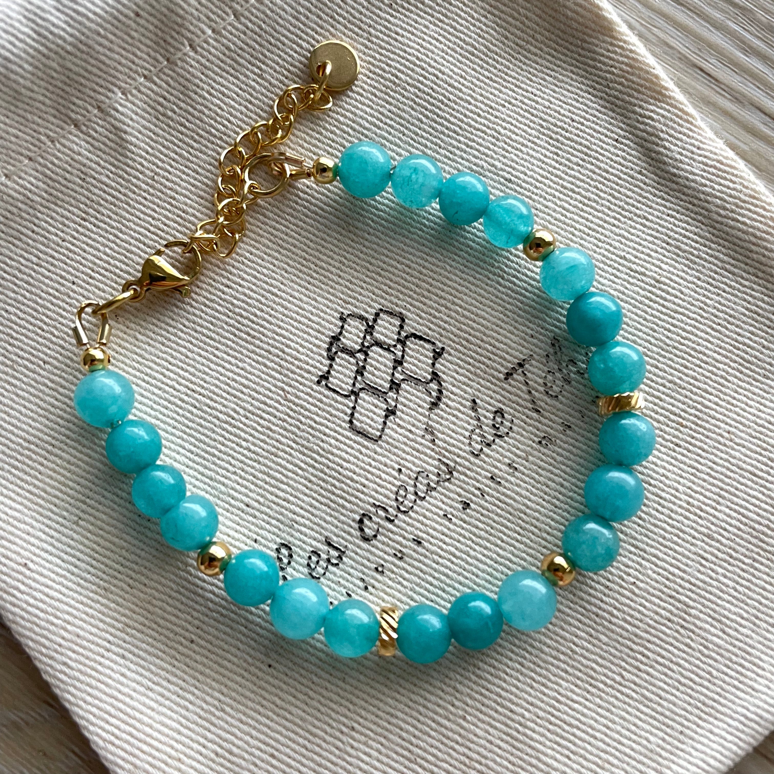 Bracelet en pierres naturelles modèle Aura