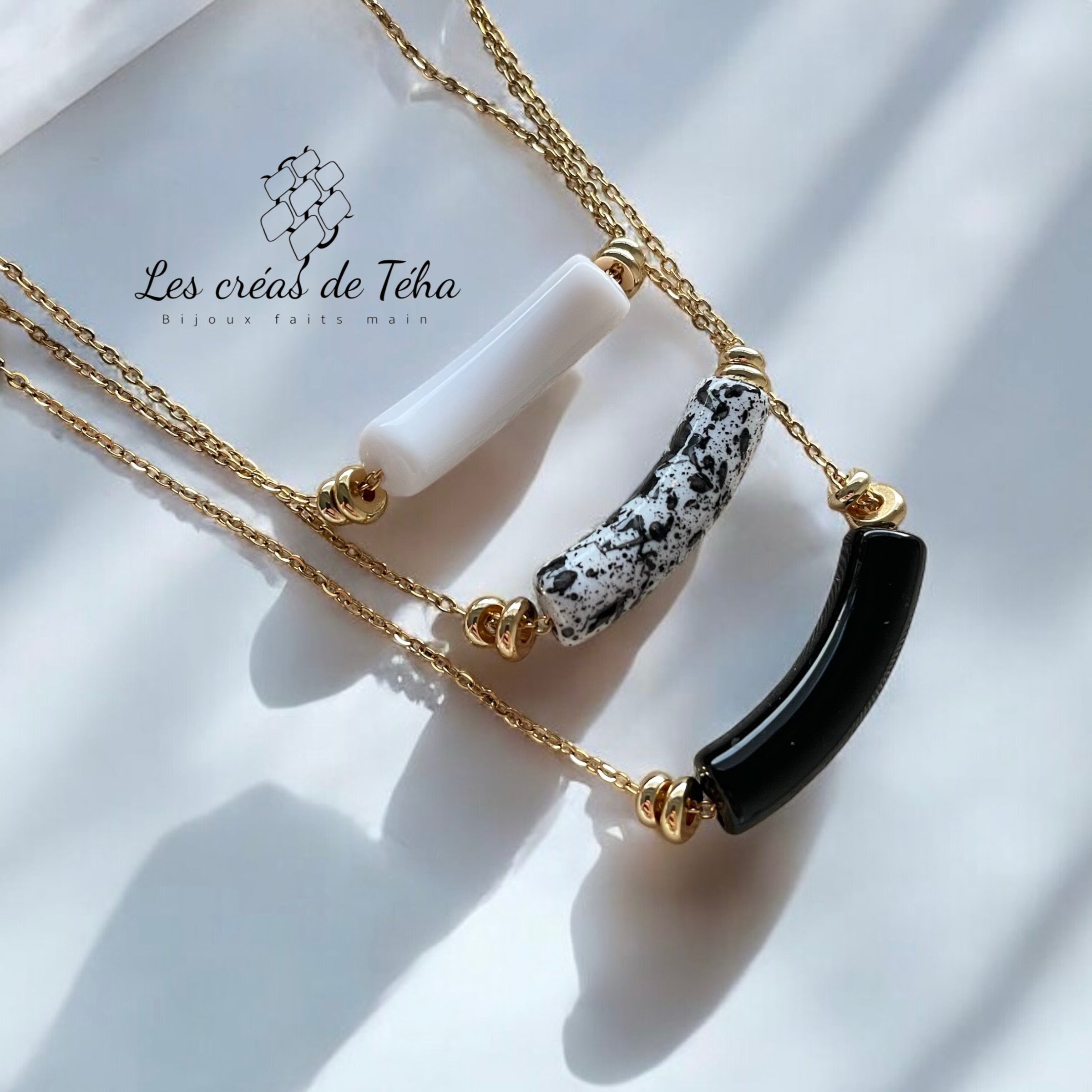 Collier en acier inoxydable modèle Ata