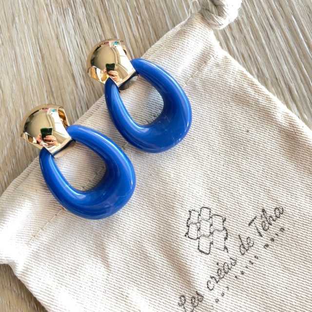 Boucles d’oreilles dorée  modèle Anapa