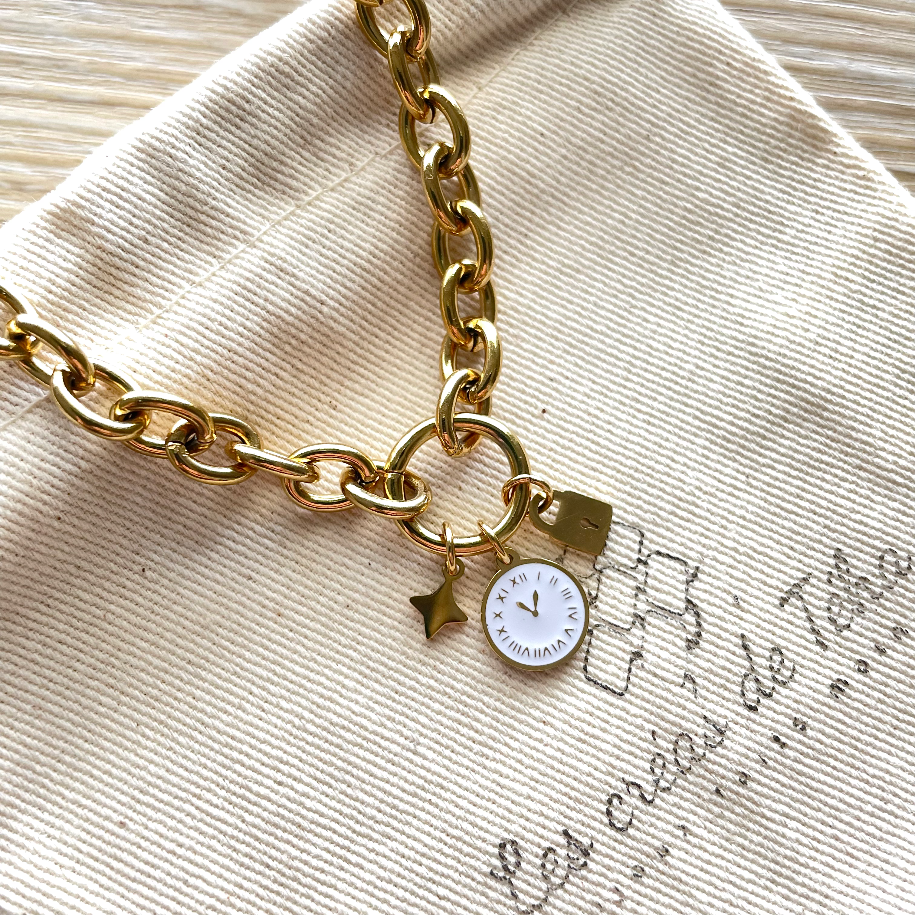 Collier en acier inoxydable  modèle Aurea