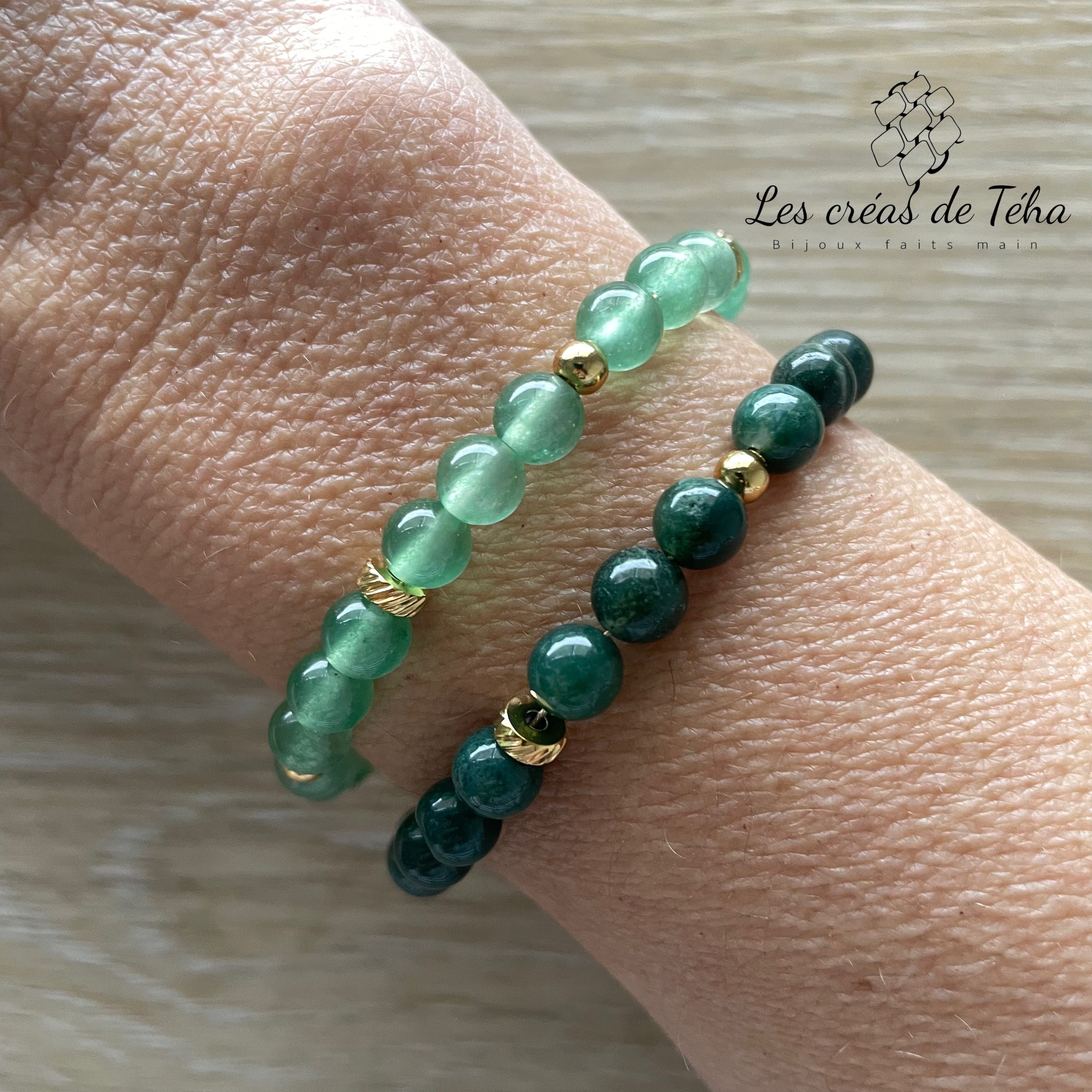 Bracelet en pierres naturelles modèle Aura