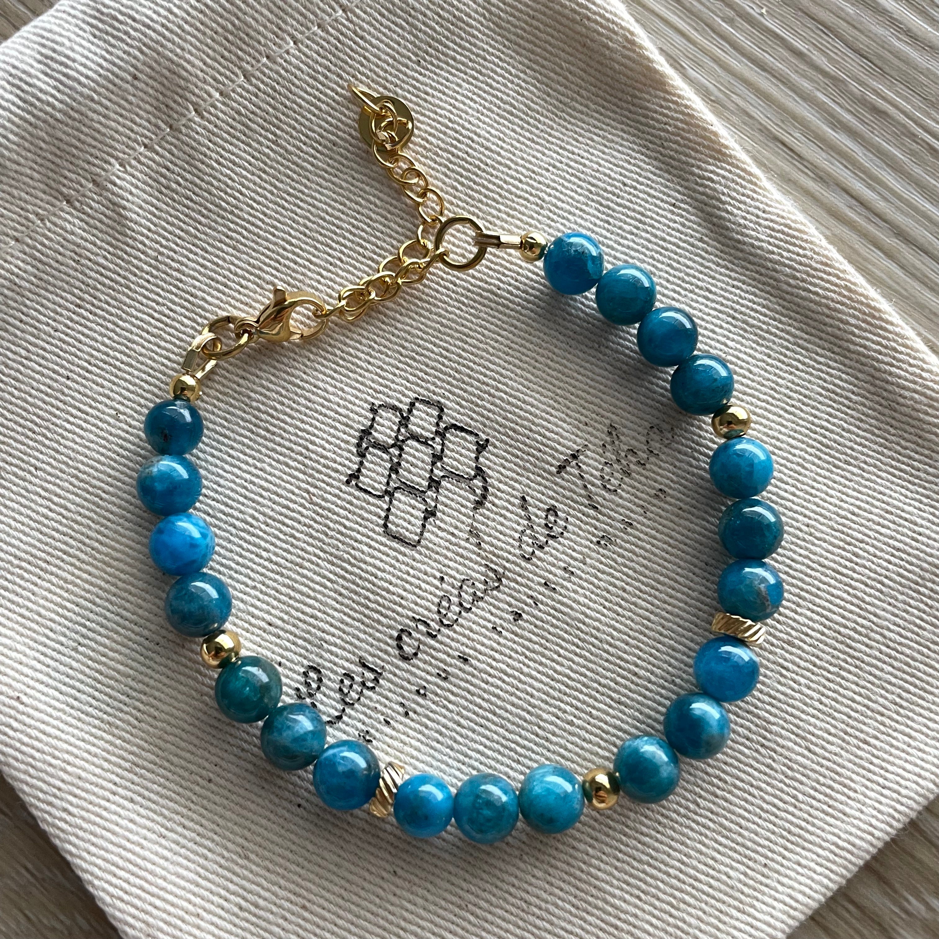 Bracelet en pierres naturelles modèle Aura