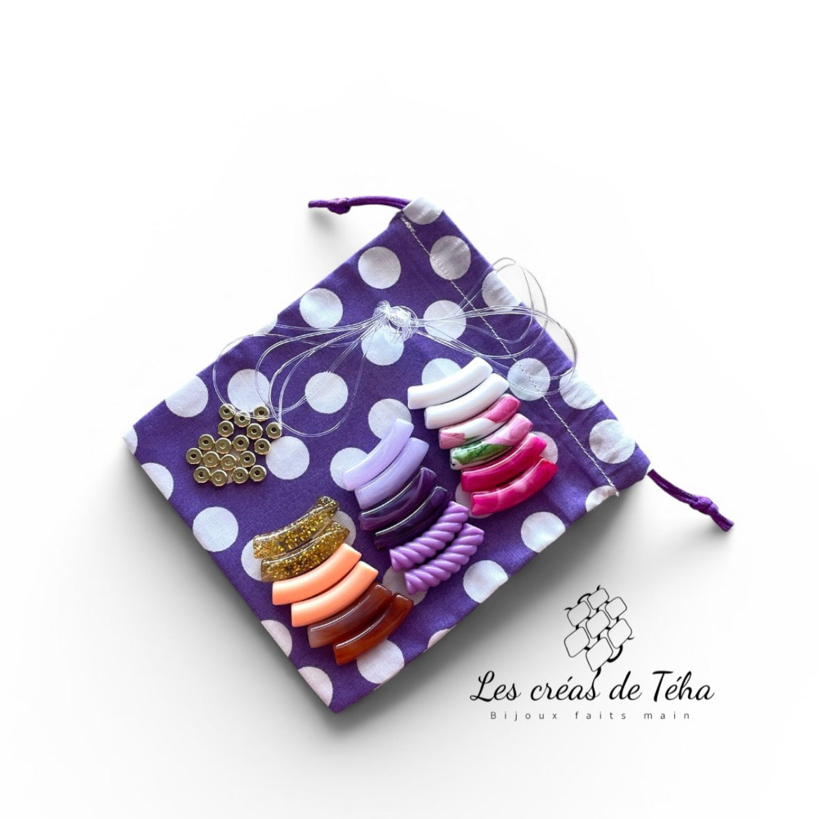Kit DIY de bracelets élastiques modèle Ata