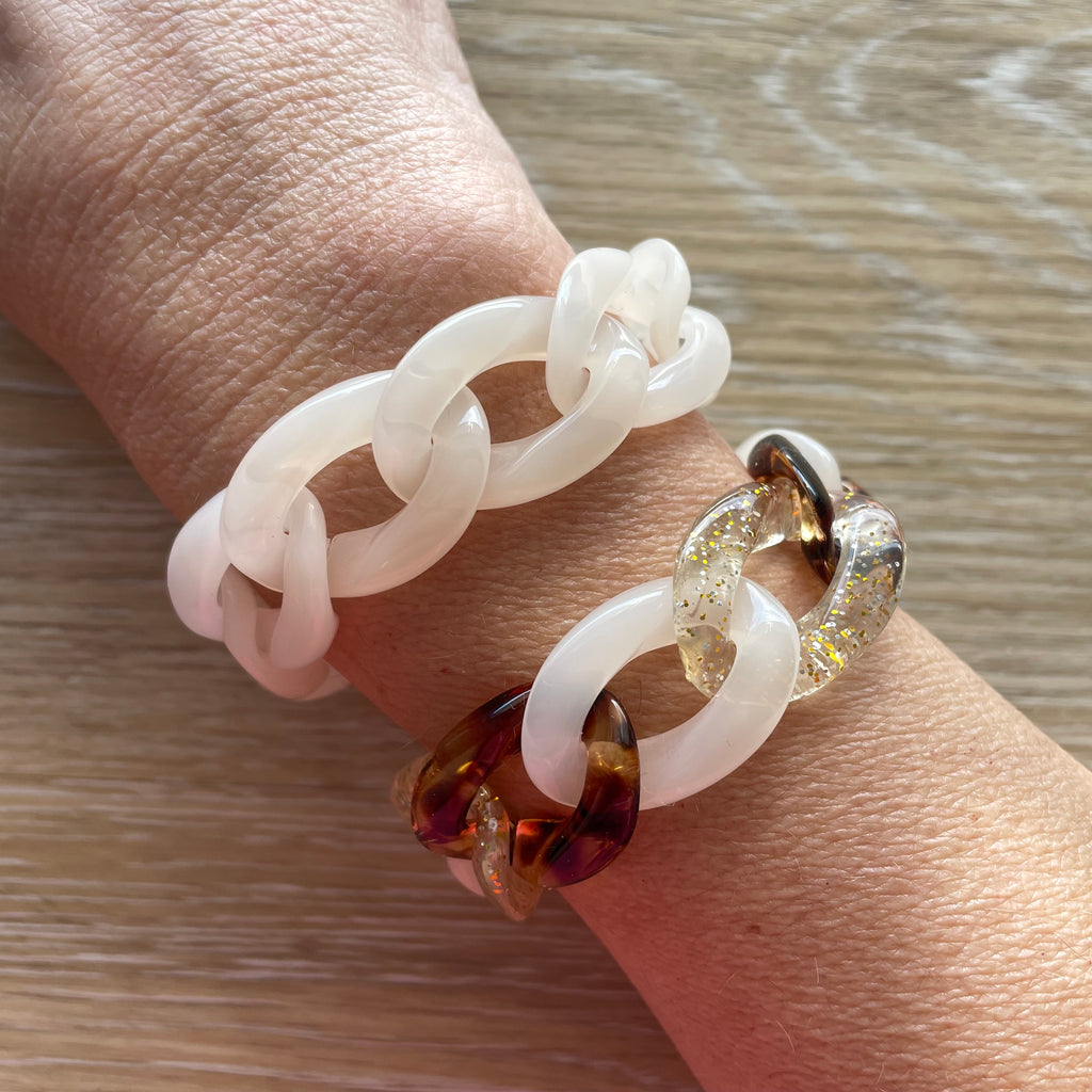 Bracelet tendance grosses mailles modèle Ohéa