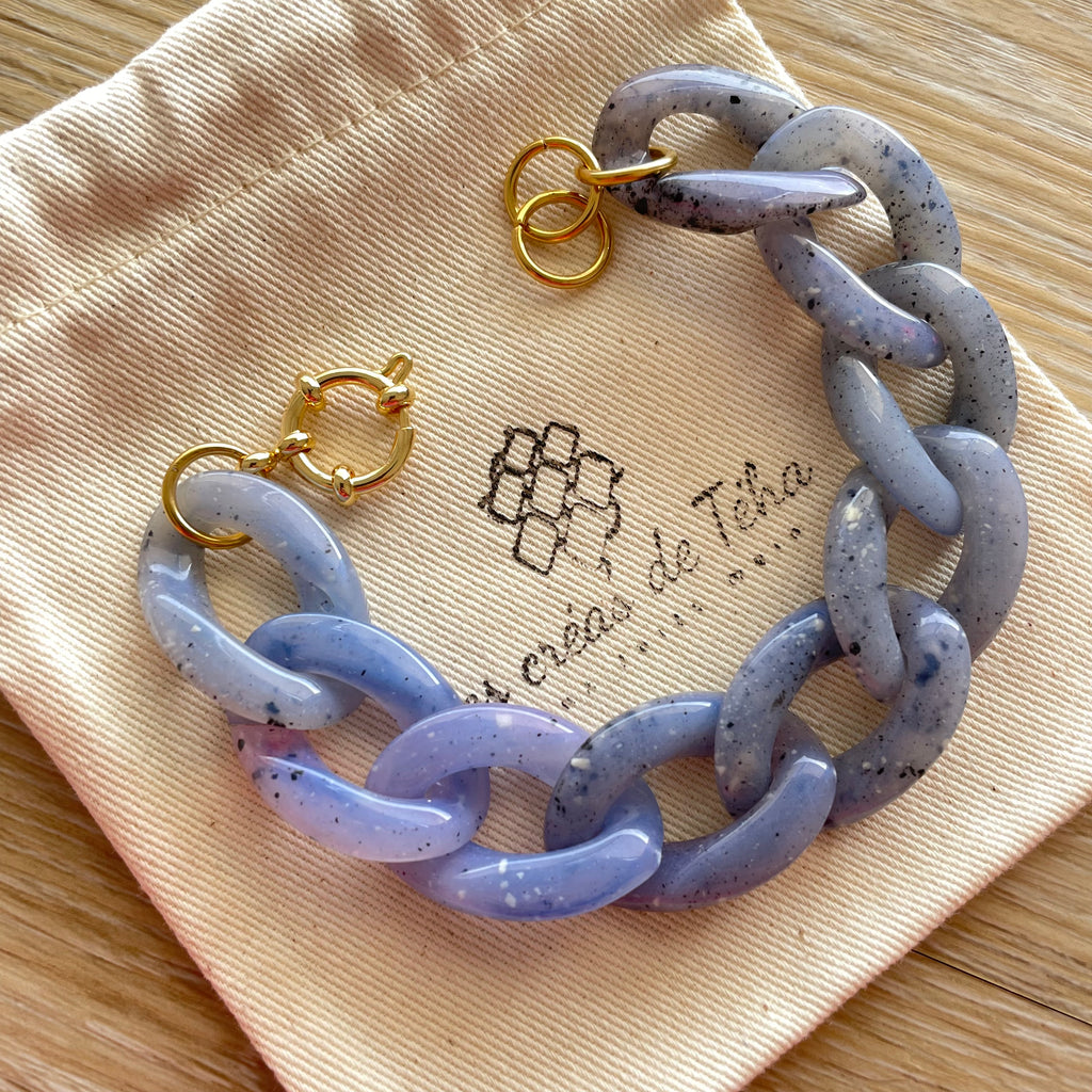 Bracelet tendance grosses mailles modèle Ohéa taille M