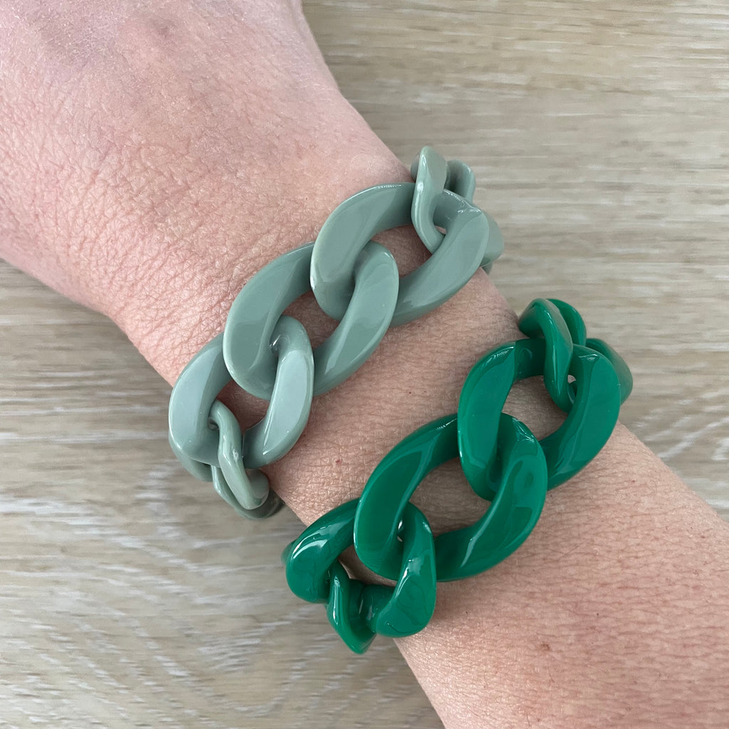 Bracelet tendance grosses mailles modèle Ohéa
