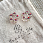 Pampilles fleurs en résine modèle Gourmandise