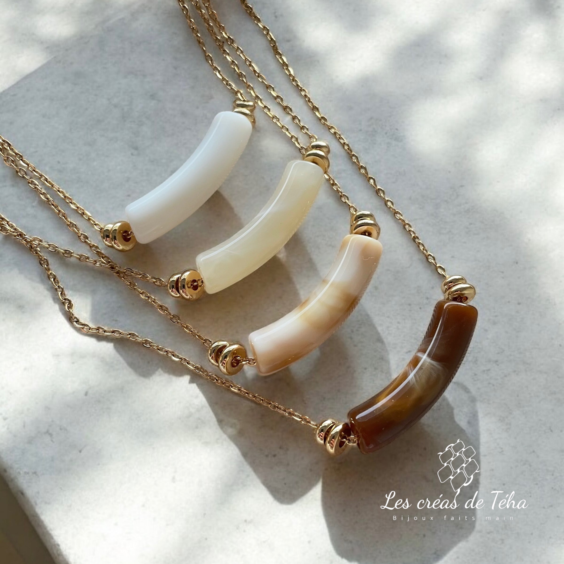 Collier en acier inoxydable modèle Ata