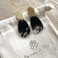 Boucles d’oreilles en  acier inoxydable modèle Māpura