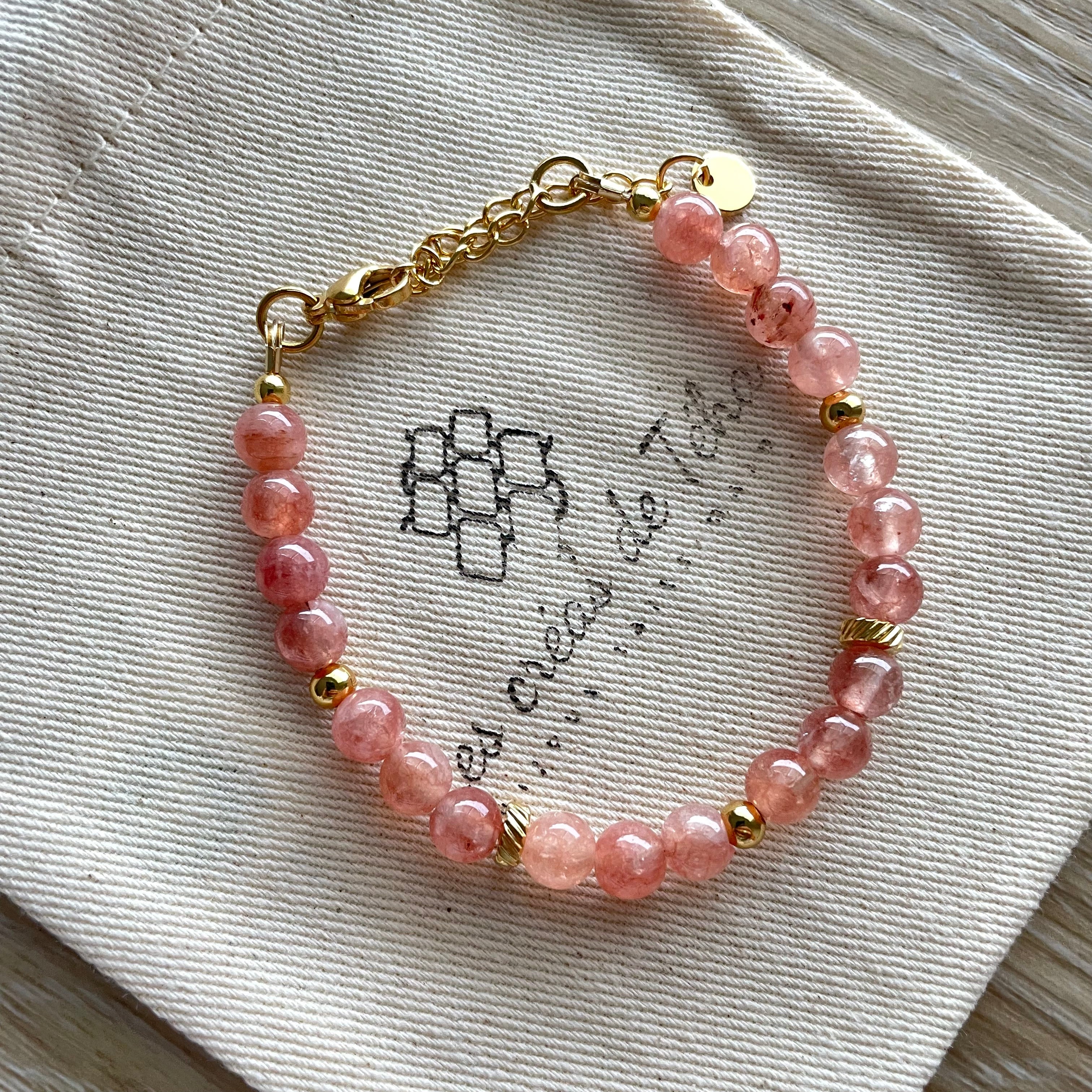 Bracelet en pierres naturelles modèle Aura