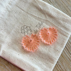 Pampilles interchangeables avec  ou sans créoles modèle Palma collection Octobre rose